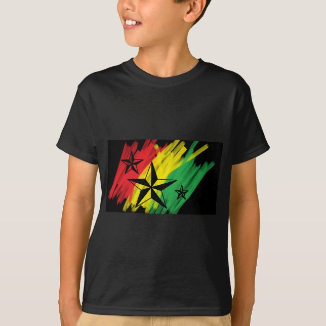 Camiseta estrellas del reggae (Anverso)