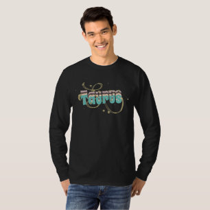 Camiseta Estrellas del Zodiaco Retro Cool Oro Torbellino No