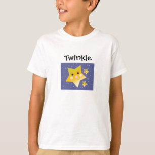 Camiseta Estrellas doradas sobre un fondo de cielo azul