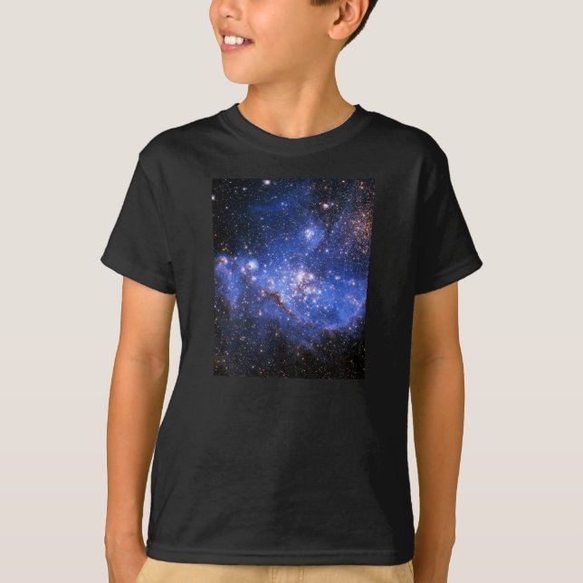 Camiseta Estrellas Embriónicas azules caídas (Anverso)
