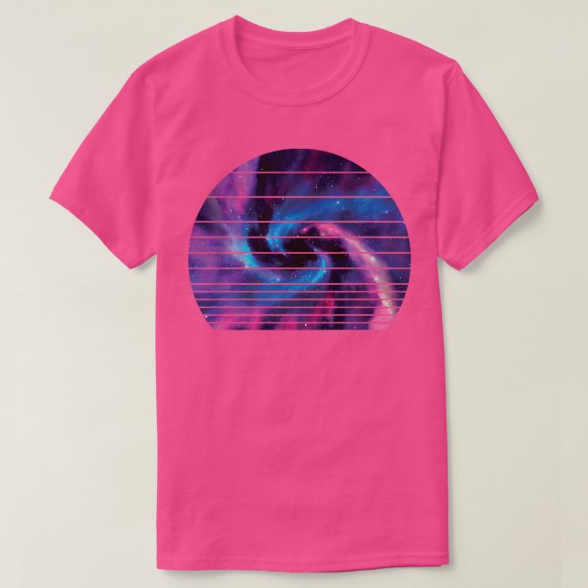 Camiseta Estrellas en el universo, vintage  (Diseño del anverso)