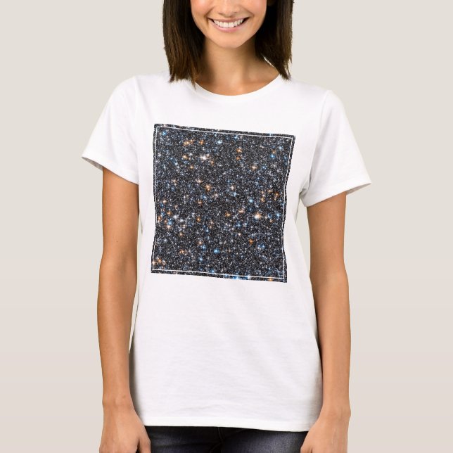 Camiseta Estrellas en la masa galáctica de la Vía Láctea. (Anverso)
