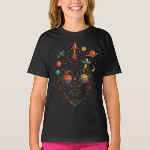 Camiseta Estrellas en mis ojos Espacio psicodélico Ciencia 