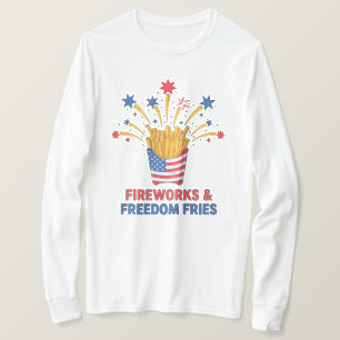 Camiseta Estrellas, Franjas y Noches Crujientes Divertido 4