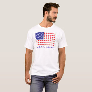 Camiseta Estrellas para hombre y de la huelga de Eagles