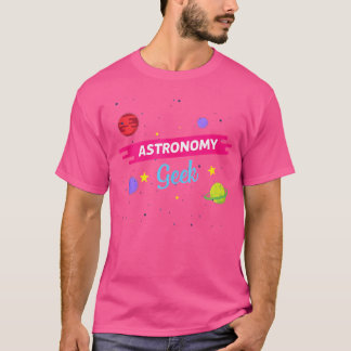 Camiseta Estrellas Planetas Galaxia Astronomía Friki