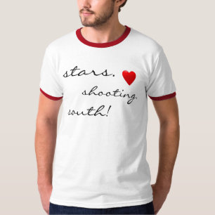 Camiseta estrellas que tiran corazones del sur