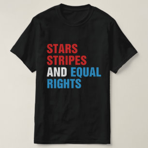 Camiseta Estrellas Rayas E Igualdad De Derechos 4 De Julio