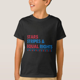 Camiseta Estrellas Rayas E Igualdad De Derechos Derechos De