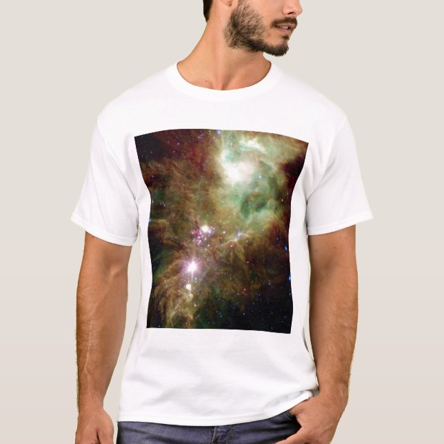 Camiseta Estrellas recién nacidas en el grupo del árbol de  (Anverso)