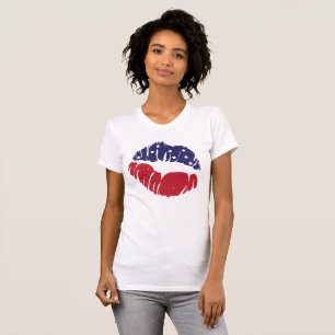 Camiseta Estrellas Roj Blanco Azul Barras 4 de Julio BESAR
