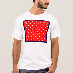 Camiseta Estrellas Rojo Azul Blanco El MUSEO Zazzle Regalos