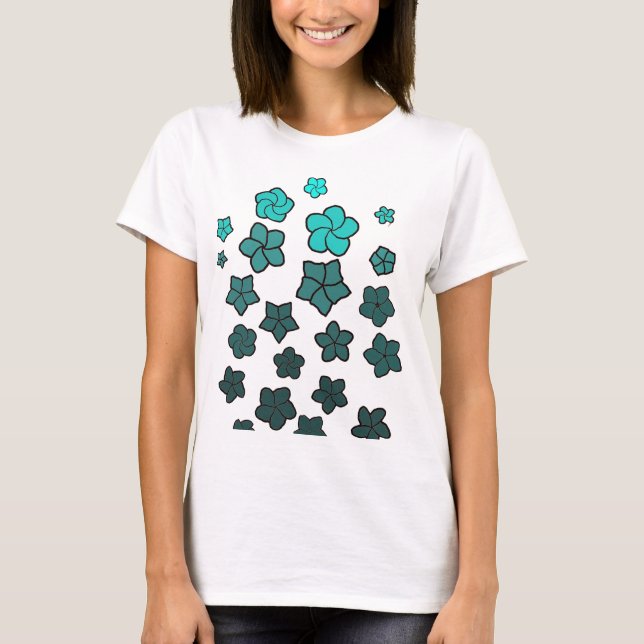 Camiseta Estrellas verdes (Anverso)