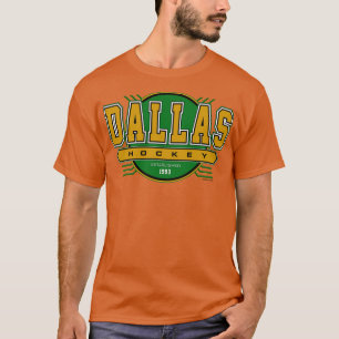 Camiseta Estrellas vintage del retro de hockey de Dallas in