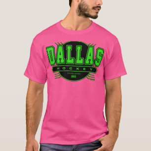 Camiseta Estrellas vintage del retro de hockey de Dallas in