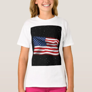 Camiseta Estrellas y bandas Bandera Patriótica Estadouniden
