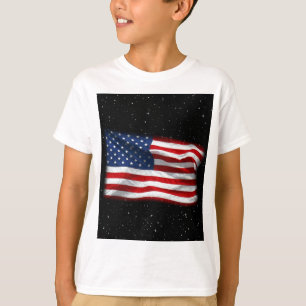 Camiseta Estrellas y bandas Bandera Patriótica Estadouniden