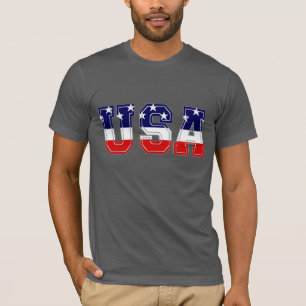 Camiseta Estrellas y bandas patrióticas de EE.UU.