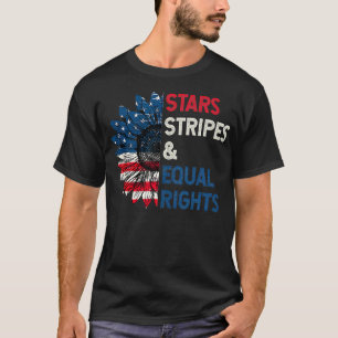 Camiseta Estrellas Y Derechos Igualitarios 4 De Julio Mujer