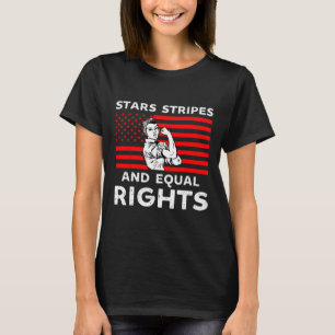 Camiseta Estrellas Y Derechos Igualitarios 4 De Julio Mujer