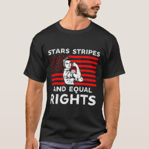 Camiseta Estrellas Y Derechos Igualitarios 4 De Julio Mujer