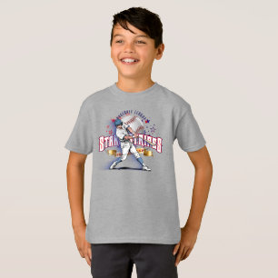 Camiseta Estrellas y Franjas de Béisbol Niños