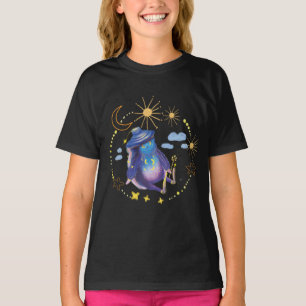 Camiseta Estrellas y niños lunares