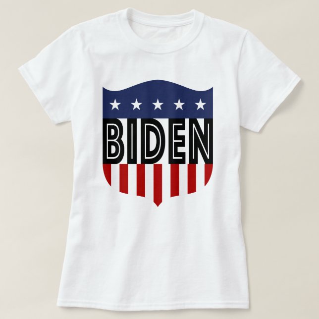 Camiseta Estrellas y rayas BIDEN (Diseño del anverso)