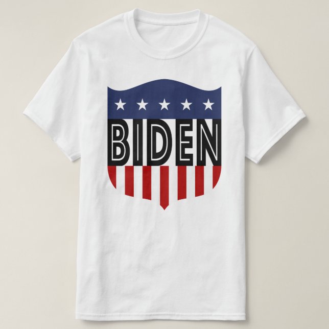 Camiseta Estrellas y rayas BIDEN (Diseño del anverso)