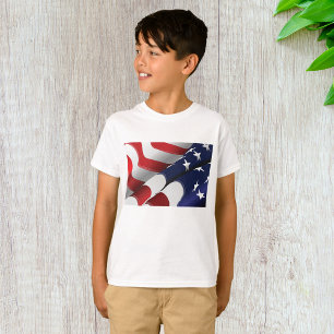 Camiseta Estrellas y rayas de diseño de la bandera estadoun