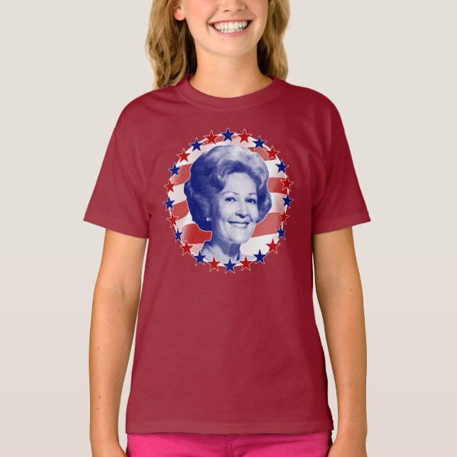 Camiseta Estrellas y rayas de la primera dama Pat Nixon (Anverso)