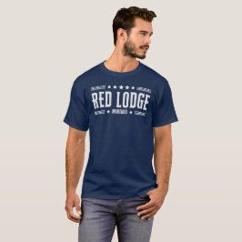 Camiseta Estrellas y rayas de RED LODGE MONTANA