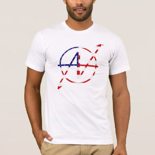 Camiseta Estrellas y rayas del sistema de pesos americano