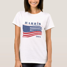 Camiseta Estrellas y rayas Kamala Harris por la presidencia
