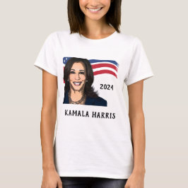 Camiseta Estrellas y rayas Kamala Harris por la presidencia