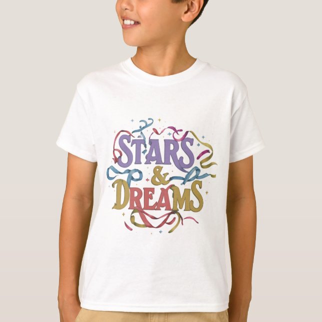 Camiseta Estrellas y sueños (Anverso)