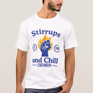 Camiseta Estribos y negación de frío