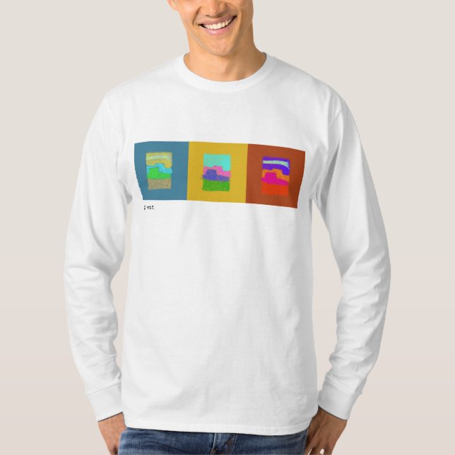 Camiseta estridente del tríptico de las motas (Anverso)
