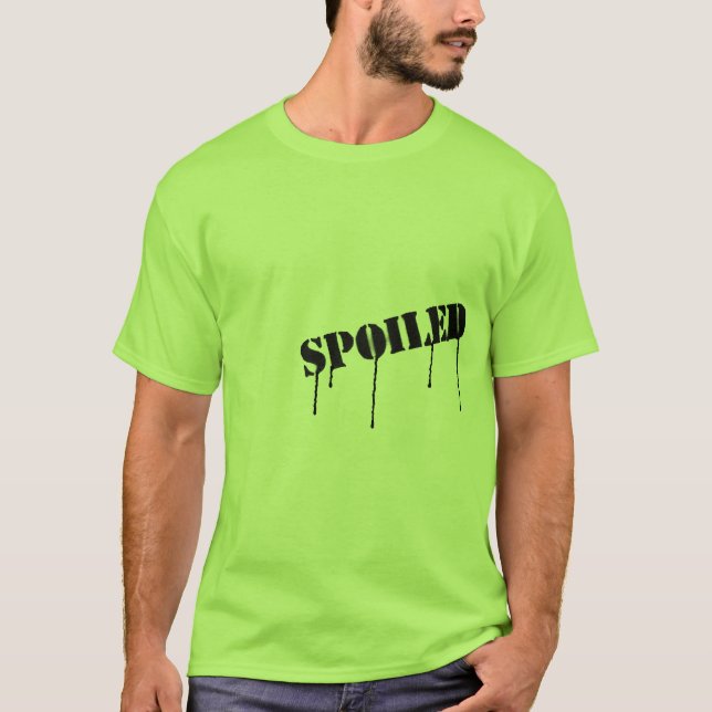 Camiseta "estropeada" de la pintura del goteo (Anverso)