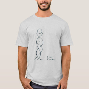 Camiseta Estructura de arte de pie