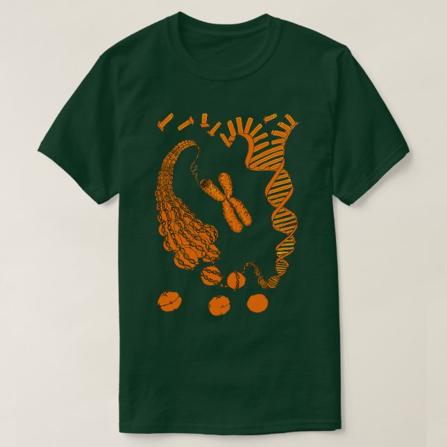 Camiseta Estructura de cromatina  (Diseño del anverso)
