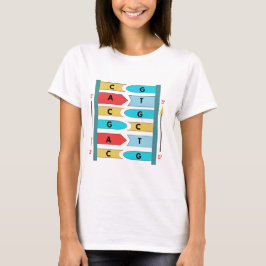 Camiseta Estructura de la molécula de ADN, regalo de cienci