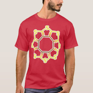 Camiseta Estructura molecular de azufre 1