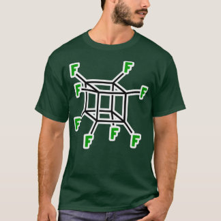 Camiseta Estructura molecular de Perfluorocubane