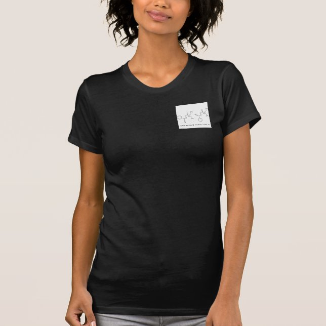 Camiseta Estructura química de Botox (Anverso)