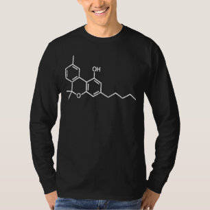 Camiseta Estructura Química De Tetrahydro De La Molécula De