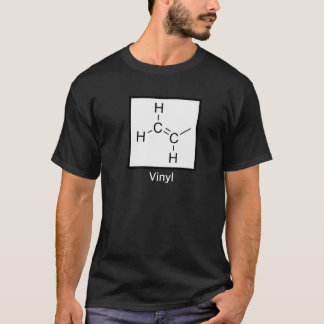 Camiseta Estructura química del vinilo