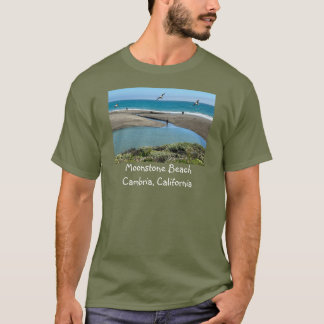 Camiseta Estuario de Santa Rosa, playa de Moonstone, Cambri