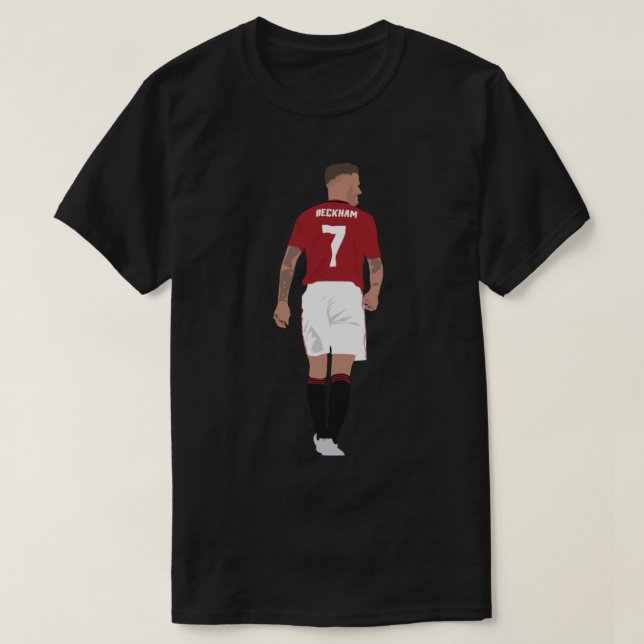 Camiseta Estuche de David Beckham Art Phone, camiseta, (Diseño del anverso)