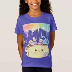 Camiseta Estuche de lápices Kawaii Adorable 